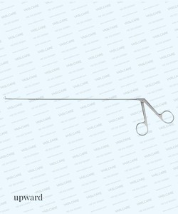 Pinces micro-coupes laryngées à courbe ascendante – Instruments endolaryngés pour la microchirurgie de la gorge et l'échantillonnage tissulaire par Vaslcare - Product Image 2