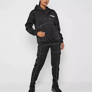 Nouveau design, logo personnalisé, pull décontracté surdimensionné, sweat à capuche tricoté chaud pour femme, idéal pour la gym et l'hiver - Product Image 6