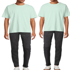 Classic Solid T Shirt For Men Summer Lightweight Soft Cotton Airy Round Neck Half Sleeve Casual Relaxed Fit Comfortable Trend - Product Image 3