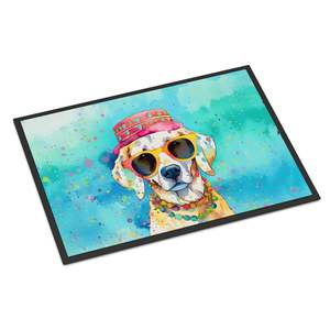 Hippie Dawg Doormat Non-Slip Washable Low Pile Indoor/<b>Outdoor</b> Entryway Rug 24H X 36W Front Door <b>Mat</b> - Product Image 1