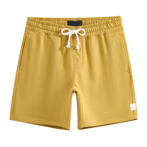 Custom Fleece Sweat Shorts <b>Men</b> Heavyweight Drawstring Gym Workout <b>Trunks</b> Breathable Casual Cargo Shorts Wholesale OEMS Brands - Product Image 1