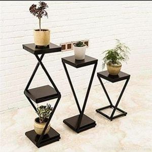Support de plantes minimaliste et élégant, intérieur/extérieur, à plusieurs niveaux, pour balcon, jardin, salon, décoration chic - Product Image 6