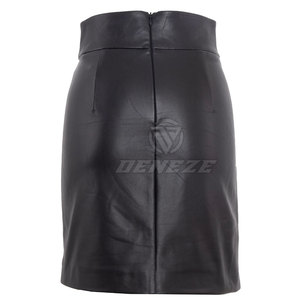 Jupes en cuir pour femmes de haute qualité à prix bas, fabrication en usine, jupes en cuir pour femmes très vendues - Product Image 2