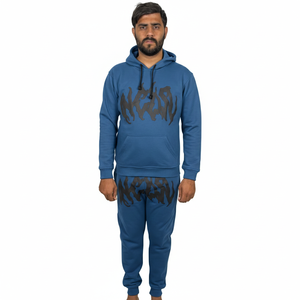 Nuevo Conjunto Deportivo para Hombre de 2 Piezas, Sudadera con Capucha + Pantalones con Cordón, Ropa Deportiva Transpirable para Correr - Product Image 1