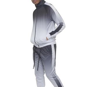 Custom Casual Solid <b>Track</b> <b>Suit</b> Men's Lightweight Warm Polyester Cotton Wholesale Custom Logo - Product Image 3