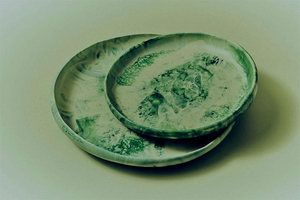 FAIZA CRAFT Decorative <b>Large</b> Resin <b>Salad</b> <b>Bowl</b>-Polished Lightweight Modern Design Party Use Home Use Stylish Customizable Colors - Product Image 4