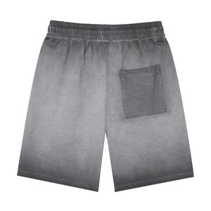 Nuevas llegadas: Pantalones cortos de hombre personalizados con lavado ácido, estilo vintage, de algodón, informales, para gimnasio, moda de verano, con cordón, de corte relajado. - Product Image 2