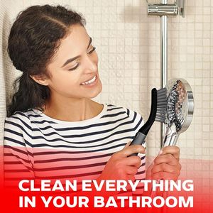 Set di 3 Spazzole Ergonomiche per Pulizia, Resistenti, con Setole per Pulire il Fuggero, Ideali per Doccia e Bagno - Product Image 5