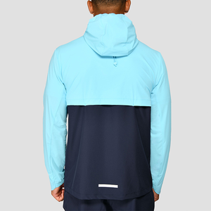 High Quality Custom Reflective Logo Winter Streetwear Hooded Windbreaker Tracksuit for Unisex Sportswear Training Jogging - Product Image 5