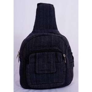 Mochila Artesanal Unisex de Tamaño Mediano, 100% Algodón, Estilo Vintage, Ligera, con Cierre de Cremallera y Hebilla, con Logotipo Artesanal, para Viajes - Product Image 1