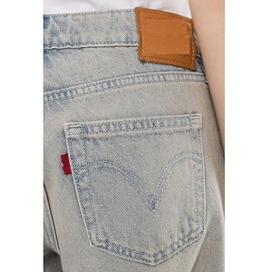 Nouveau Jean Denim Ample Bleu Taille Basse Coupe Large pour Femme 100% Coton Séchage Rapide Écologique Style Boyfriend Coupe Décontractée - Product Image 5