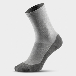<b>Men's</b> Gray <b>Ankle</b> <b>Socks</b> Solid Knitted Breathable Cotton Polyester Spandex Daily Wear Spring Regular Style - Product Image 3