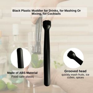 Bash - Bâtonnet à cocktails réutilisable en plastique pour fruits, épices, herbes et sucre - Accessoires de bar à domicile - Outils de barman - Product Image 4