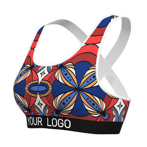 Soutien-gorge côtelé sans couture pour femme, haute élasticité, sans armatures, rembourré, respirant, pour l'entraînement, le sport et le fitness, style crop top, vente en gros USA 2026 - Product Image 5