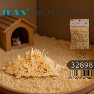 Trucioli di legno ILAN 15g per lettiera di piccoli animali - Product Image 2