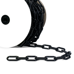 Link Barriers Crowd Control Safety <b>Chain</b> for Road Safety Barrier on Reel Colored Plastic 25M Traffic Roadway Safety 8mm Standard - Product Image 3