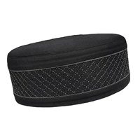 Chapeau islamique décontracté pour homme de haute qualité à bas prix, fabriqué en polyester et coton, confortable et classique.