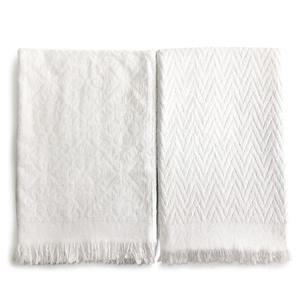 Jacquard Elegant Breathable Anti-Static Summer Luxury Cotton Vintage Long Sleeve <b>Towel</b> Set Hajj/Ihram/Ihram Muslim Clothing OEM - Product Image 1