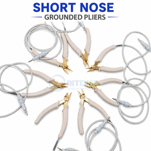 Professional 7 Piece Jewelry Making <b>Pliers</b> <b>Set</b> Fine Tip Needle Nose Grounded <b>Pliers</b> for Permanent Jewelry - Product Image 2