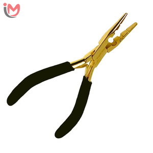 Best Selling Professional Stainless Steel Hair Extension <b>Tools</b> High Quality Reusable Micro Ring Type <b>Silicone</b> Pliers OEM - Product Image 4