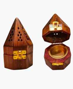 Brûleur à Bakhoor en bois fait main très demandé, élégant accessoire de parfum d'ambiance pour la maison à prix abordable, porte-Bakhoor décoratif pour la maison - Product Image 2