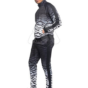 Ensemble de survêtement léger 100 % coton délavé imprimé grande taille pour homme – Tenue de jogging streetwear hiver à séchage rapide et respirante - Product Image 2