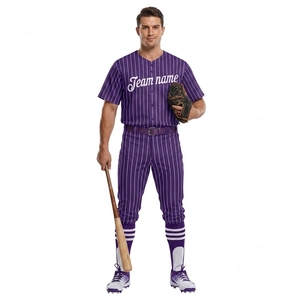 Camiseta Deportiva de Béisbol con Logotipo Personalizado al por Mayor, Uniforme de Béisbol para Club Escolar Masculino, Camisetas de Béisbol Bordadas y Sublimadas Personalizadas - Product Image 2