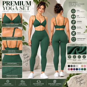 Nouveaux vêtements de sport pour femmes, tenues de sport, ensembles de vêtements de sport, ensembles de yoga et de fitness - Product Image 3