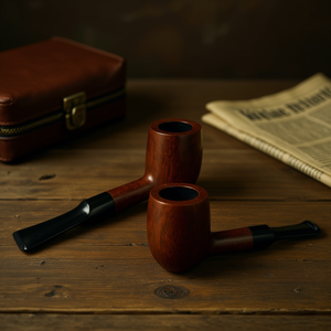 Pipa de Fumar de Madera Hecha a Mano, Estilo Vintage, Ecológica y Duradera, de Alta Calidad y Portátil - Product Image 3