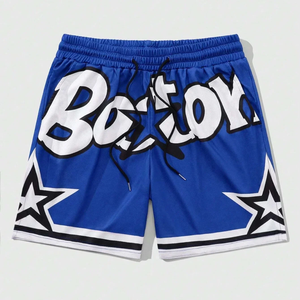 Nuevos pantalones cortos de baloncesto de verano para hombre, transpirables, absorben el sudor, de secado rápido, pantalones cortos sueltos para gimnasio, playa, deportes al aire libre, pantalones cortos de moda. - Product Image 1