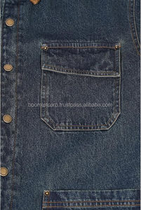 Chaqueta vaquera de calle alta para hombre BoomletCorp 2024, Color personalizado, moda de invierno, cuello levantado de lana duradero, último diseño Falaline - Product Image 5