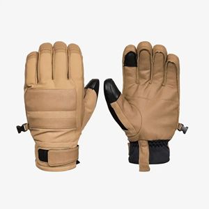 Fournisseur direct d'usine, gants de ski pour hommes en cuir de chèvre de haute qualité, design personnalisé, isolés, imperméables, respirants, pour le snowboard - Product Image 1