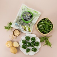 [MILWON] Gâteau de pommes de terre Anheung, collation surgelée au mugwort pour la distribution alimentaire, idéal pour les menus de cafés, boulangeries et commerces de détail