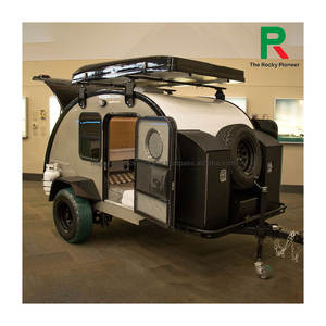 Remolque de Campamento Tipo Lágrima Todoterreno Usado en China para Aventuras Extremas y Exploración al Aire Libre - Product Image 1