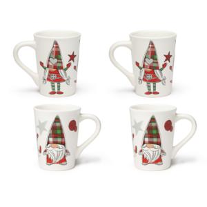 Set di 4 Tazze Gnomo Tartan Excelsa in Gres 38 Cl Multicolore - Product Image 2
