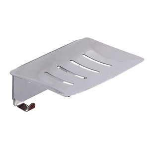 Soap Cage Professional Stainless Steel Toilet <b>Drain</b> Soap Box 11.8_8.3_4.3 CM Silver Black Punch free Soap Holder <b>Bathroom</b> - Product Image 1