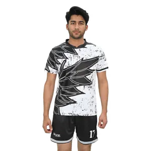 Kunden spezifische Fußball uniform digitales Sublimation trikot leichte Fußball uniform 100% Polyester gewebe