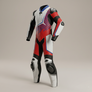 Traje de Motociclista para Hombre OEM de Alta Calidad, Chaquetas de Motocicleta de Cuero Genuino y Traje con Colores Personalizados - Product Image 2