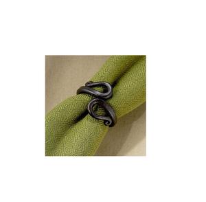 Anneau de serviette en métal de luxe pour mariage, parfait pour la décoration de table de banquet et les célébrations spéciales - Product Image 1