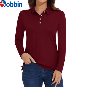 Camiseta Polo Personalizada con Logotipo para Mujer, Transpirable, 100% Algodón, Camisetas de Golf para Mujer, Camisetas Polo de Manga Larga Transpirables para Mujer - Product Image 6