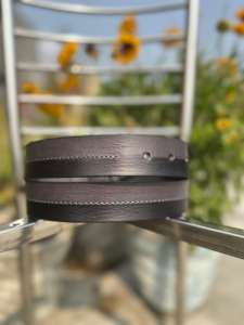 Cinturón Hecho a Mano de Alta Calidad para Hombre con Hebilla de Cobre Bordada, 3.5 cm de Ancho, Diseño Casual Vintage - Product Image 2