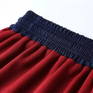 Ensemble d'uniformes de basketball pour hommes 100 % coton de haute qualité, personnalisables, réversibles, respirants, imprimés par sublimation, avec logo vierge - Product Image 4