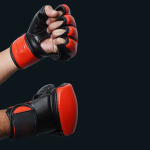 ถุงมือ MMA สำหรับผู้ชายและผู้หญิง |   ถุงมือต่อสู้ที่สวมใส่สบายพร้อมสายรัดข้อมือที่ปลอดภัยสำหรับการฝึกซ้อม - Product Image 2