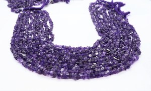 Natural African <b>Amethyst</b> Uncut Chip Beads 5 To 6 MM <b>Amethyst</b> Smooth Beads 16 Inch <b>Amethyst</b> Chips Beads Strand For Jewelry Making - Product Image 3