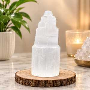 Piedra Mineral de Selenita Natural en Forma Libre de 2 a 4 Pulgadas, Espécimen de Cristal Decorativo para Decoración del Hogar, Colección y Exhibición - Product Image 3