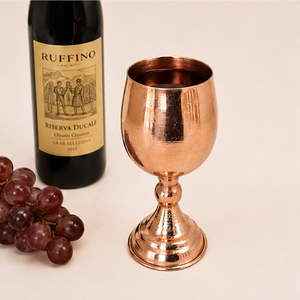 Wholesale High-Quality Hammered Pure <b>Copper</b> Wine Goblet 100% Pure Metal Antique Style Chalice For Home Bar Gifting And Dining - Product Image 2