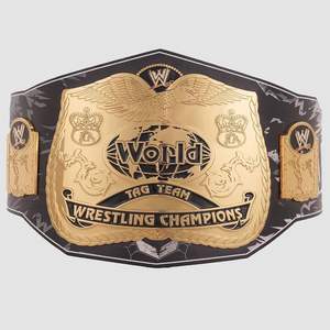 Réplica del Cinturón del Campeonato Mundial de Parejas de la Serie Signature de Dudley Boyz - Product Image 1
