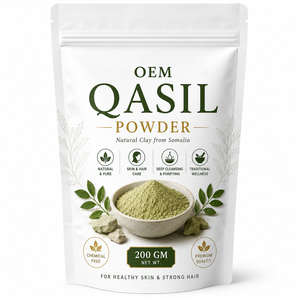 Poudre de Qasil de Qualité Supérieure 200g – Emballage de Poudre de Feuilles de Qasil 100% Pure et Naturelle pour le Nettoyage du Visage, les Soins de la Peau et les Soins des Cheveux - Product Image 1