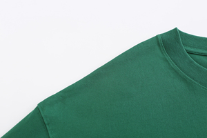 T-shirt unisexe surdimensionné de luxe en coton épais 270 g/m², col rond, personnalisable avec logo - Product Image 4