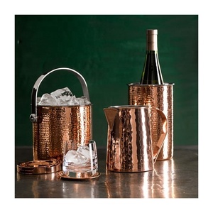 Cubo de hielo de metal de acero inoxidable para bares y restaurantes y hoteles Café y vinos Cubo de hielo Tinas de bebidas de India - Product Image 6